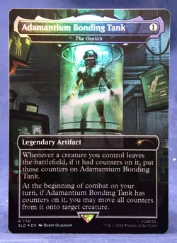 Adamantium Bonding Tank - The Ozolith -MTG FOIL- Secret Lair Drop Marvel SLD -NM - Image 1