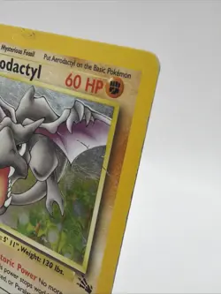 Aerodactyl 1/62 Fossil Unlimited Set Pokemon TCG Holo MP - HP - Image 3