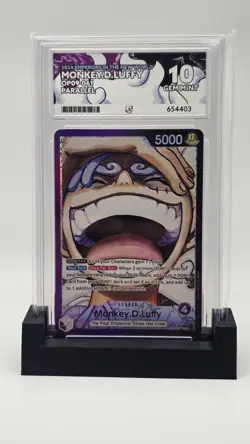 One Piece TCG Luffy OP09-061 LEADER Alt Art | OP09-061 ACE 10 - Image 1