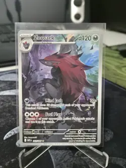 Zoroark Illustration Rare 143/086 Pokemon Card TCG 2025 S&V White Flare NM+ - Image 1