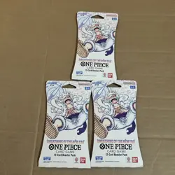 One Piece TCG Awakening Of The New Era OP-5 Card Booster Pack Lot of 3 - Image 1