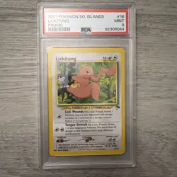 Pokemon Lickitung 16/18 PSA 9 Vintage Southern Islands Mint Pokemon Card Promo - Image 1
