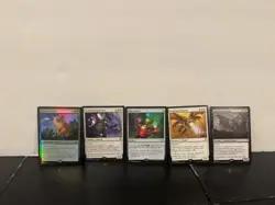 MTG Magic the Gathering Foil Card Colossification, Scalelord Reckoner, Fist Suns - Image 1