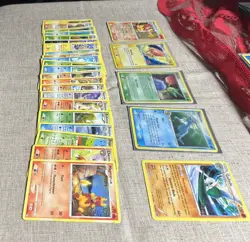 36 Vintage 2007 Pokemon Trading Cards- 4 Hollows Included- Comes in Tin - Image 2