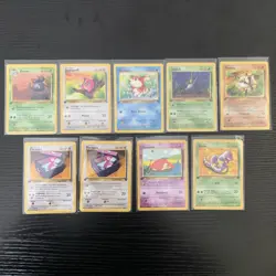 Pokemon 1st Edition Lot Of 9 Cards NM-LP - Image 1