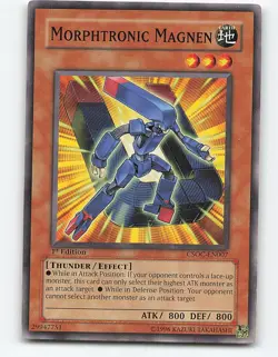 Morphtronic Magnen #CSOC-EN007 1st Edition Yugioh Card - Image 1