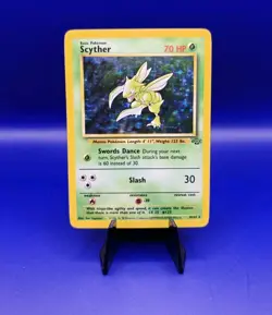 Scyther 10/64 Jungle Set Holo Rare Pokemon Card Nintendo Pokemon TCG WOTC 1999 - Image 1