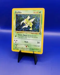 Scyther 10/64 Jungle Set Holo Rare Pokemon Card Nintendo Pokemon TCG WOTC 1999 - Image 2
