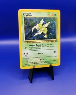Scyther 10/64 Jungle Set Holo Rare Pokemon Card Nintendo Pokemon TCG WOTC 1999 - Image 3