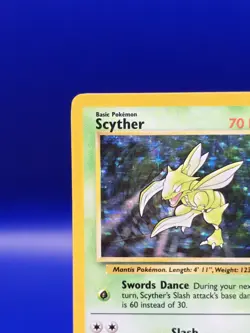 Scyther 10/64 Jungle Set Holo Rare Pokemon Card Nintendo Pokemon TCG WOTC 1999 - Image 4