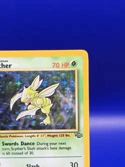 Scyther 10/64 Jungle Set Holo Rare Pokemon Card Nintendo Pokemon TCG WOTC 1999 - Image 5