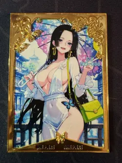 Goddess Elegant Hancock Metal Card Bikini Waifu Doujin Numbered One Piece - Image 1
