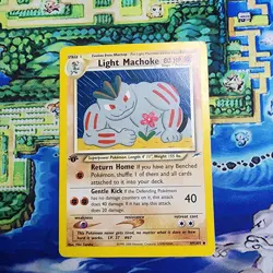 Pokemon Card - Light Machoke Neo Destiny 49/105 Uncommon 1st Edition (HP) - Image 1