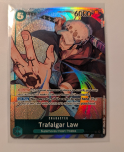 Trafalgar Law 047 Parallel Alt Art PRE ERRATA OP01-047 One Piece Card LP - Image 1