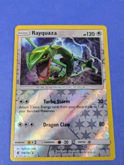 Rayquaza - 106/145 - Rare Reverse Holo Guardians Rising - Pokemon Card - LP - Image 1