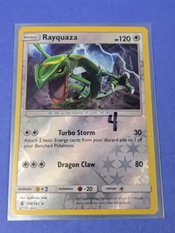 Rayquaza - 106/145 - Rare Reverse Holo Guardians Rising - Pokemon Card - LP - Image 3