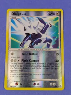 Dialga - 1/130 - Holo Rare Reverse Holo Diamond & Pearl - Pokemon Card - HP - Image 1