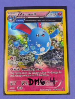 Azumarill - 104/160 - Holo Rare Primal Clash - Pokemon Card - DMG - Image 3