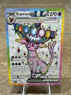 Espeon ex SVP 175 Holofoil Scarlet & Violet Promo Cards Multi Item Discount NM - Image 1