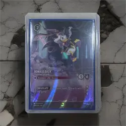 Disney Lorcana Donald Duck-Flustered Sorcerer Foil Character Card 209/204 - Image 1