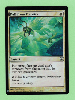 MTG - PULL FROM ETERNITY 35/301 FOIL 2007 - Image 1