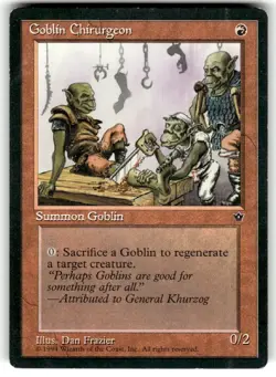 Goblin Chirurgeon (Frazier) # Common Fallen Empires MTG - Image 1