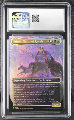 JETMIR, NEXUS OF REVELS Secret Lair Foil Cats & Dogs CGC 10 MTG [Nostalgium] - Image 2