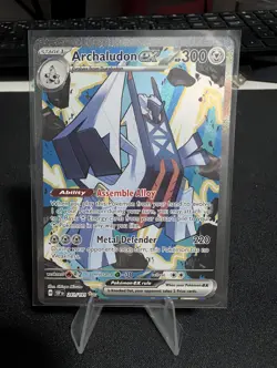 ✨Archaludon EX 241/191 Pokemon TCG Sv08: Surging Sparks SIR ✨ - Image 1