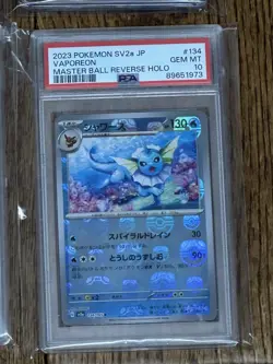 Pokemon TCG Graded Card Lot X(4) PSA 9 Charizard X ex UPC, PSA 10 Vaporeon &More - Image 4