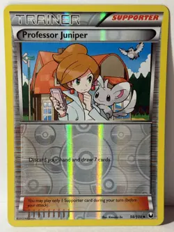 Professor Juniper 98/108 Dark Explorers NM Pokemon Fast Shipping - Image 1