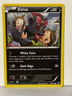 Zorua (90) 90/162 XY - BREAKthrough NM Pokemon Fast Shipping - Image 1