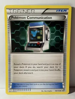 Pokemon Communication 99/114 Black and White NM Pokemon Fast Shipping - Image 1
