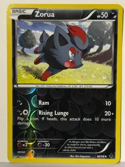 Zorua Reverse Holo 66/98 Emerging Powers NM Pokemon Fast Ship - Image 1