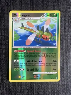 Pokemon TCG - Yanmega - 14/147 - Platinum Supreme Victors - Reverse Holo - NM - Image 1