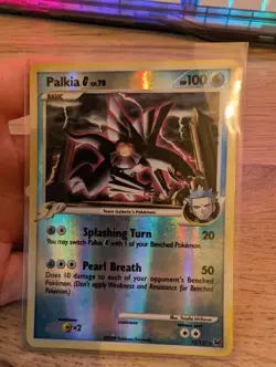 Pokemon Card Palkia G Lv. 78 12/127 Platinum Reverse Holo Rare NM-LP - Image 1