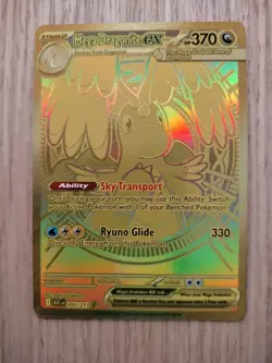 Pokemon TCG Ascended Heroes Mega Dragonite ex Mega Hyper Rare 295/217 GOLD MINT - Image 1