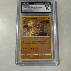 Hitmonchan Holo Trading Card Game Classic CLV Pokemon Card 012/034 CGC 10 Great! - Image 1