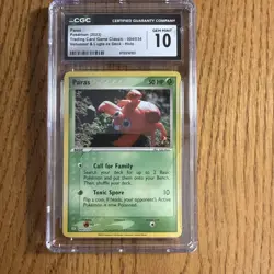 2023 Pokemon PARAS #004 Holo Trading Card Game Classic (English) CGC 10 Gem Mint - Image 1