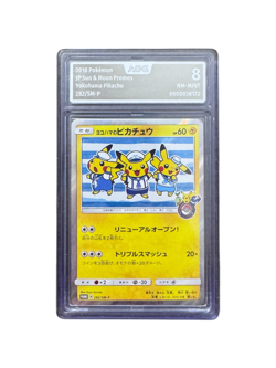 2018 Pokemon Japanese Sun & Moon Promos Yokohama Pikachu 282/SM-P Near Mint 8 - Image 1