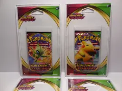Lot de 4 Boosters (Blister) Artset Pokemon : Voltage Eclatant - EB4 - NEUF - FR - Image 2