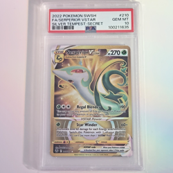 PSA 10 2022 Pokemon SWSH FA Serperior VSTAR Silver Tempest Secret Rare #197 - Image 5