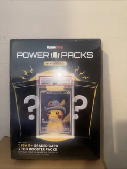 GAMESTOP Pokemon Power Pack Series 2- 2 Packs & 1 PSA Slab! SEALED - Image 1
