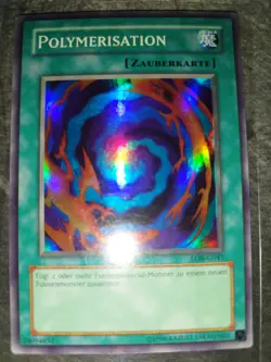 Yu Gi Oh! Polymerisation Polymerization LOB-G047 Super Rare Old Print Near Mint - Image 1
