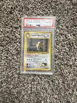 Pokemon Giovanni's Persian No.053 Gym 2 Challenge Holo Rare Japanese PSA 10 - Image 1