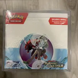 Pokemon TCG SV09 Journey Together Enhanced Booster Box Factory Sealed w/ Case - Image 1