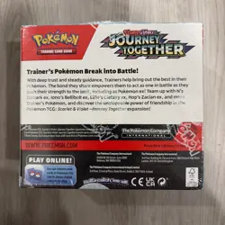 Pokemon TCG SV09 Journey Together Enhanced Booster Box Factory Sealed w/ Case - Image 4