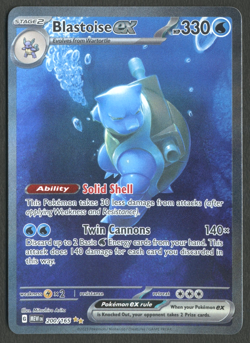 Pokemon TCG: Blastoise ex 200/165 Scarlet & Violet 151 Special Illustration Rare - Image 1
