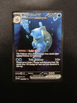 Pokemon Blastoise EX Special Illustration Rare 200/165 Scarlet & Violet 151 - Image 1
