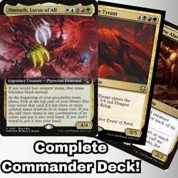 MTG Commander EDH Deck Omnath, Locus of All 100 Cards Custom Deck 5 Colors - Image 1