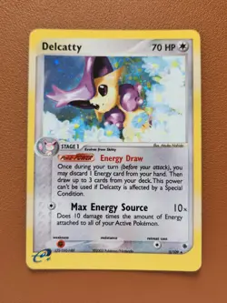 Delcatty EX Ruby & Sapphire 5/109 Holo Rare - LP eReader - 2003 Pokemon TCG Card - Image 1
